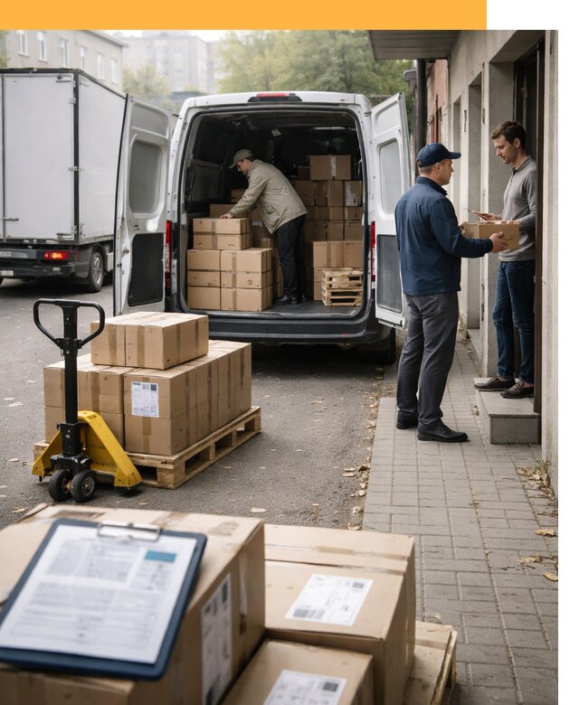 Доставка грузов от двери до двери с таможней от 46044 руб.