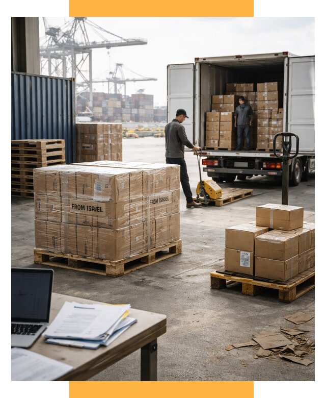 Доставка грузов из Израиля от 15348 р., логистика от СетСервис-Квр