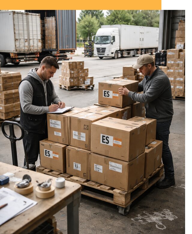 Доставка грузов в Испанию автотранспортом от 35812 руб