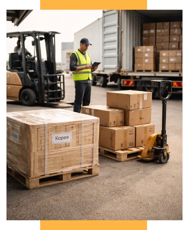 Доставка грузов в Корею из России от 35812 р. | СетСервис-Квр