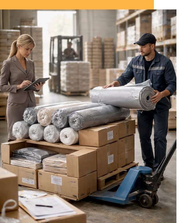 Перевозка текстиля по миру от 15348 руб. с таможней и страхованием