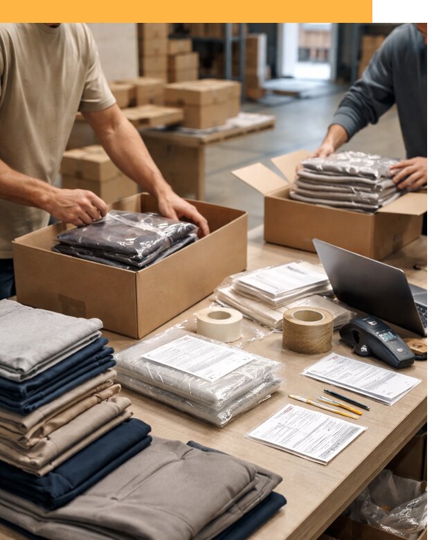 Перевозка одежды по миру от 7674 руб. с таможенным оформлением