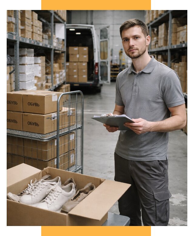 Доставка обуви из Китая и Турции от 4604 р. СетСервис-Квр