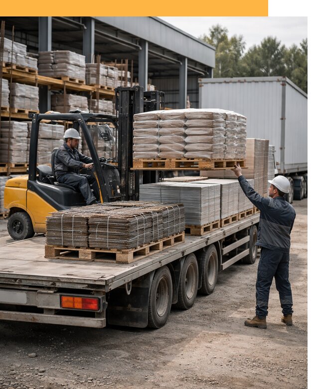 Перевозка строительных материалов по миру от 5628 руб