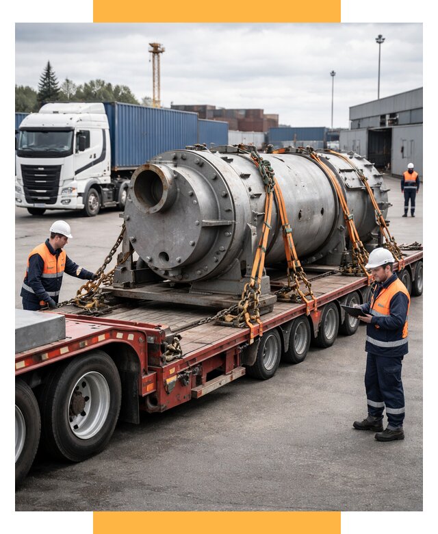 Перевозка тяжеловесных грузов под ключ от 153480 р. | СетСервис-Квр