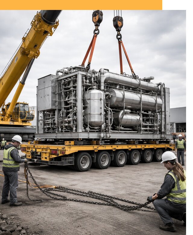 Перевозка тяжеловесных грузов по миру от 153480 руб