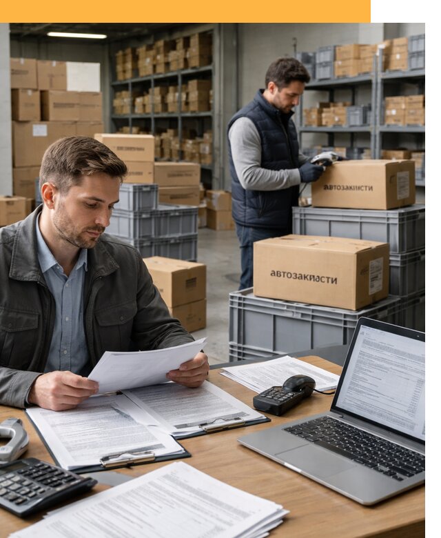 Таможенное оформление автозапчастей по выгодным тарифам от 8697