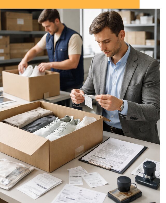 Таможенное оформление одежды и обуви по выгодной цене от 6651 руб