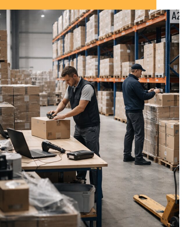 Склад консолидации в Европе: хранение, сортировка от 6651